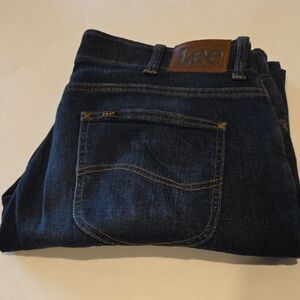 Lee Men's Dark Blue Denim Jeans